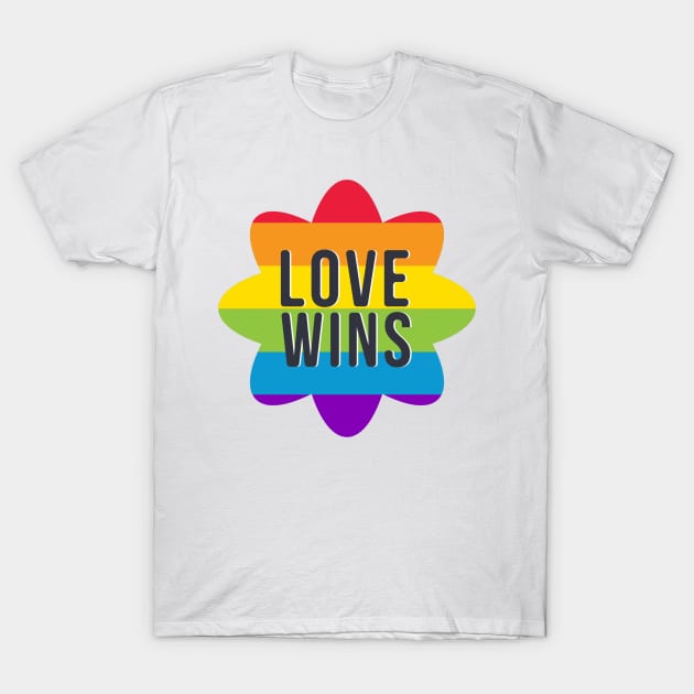 Love Wins LGBTQ T-Shirt by MajorCompany